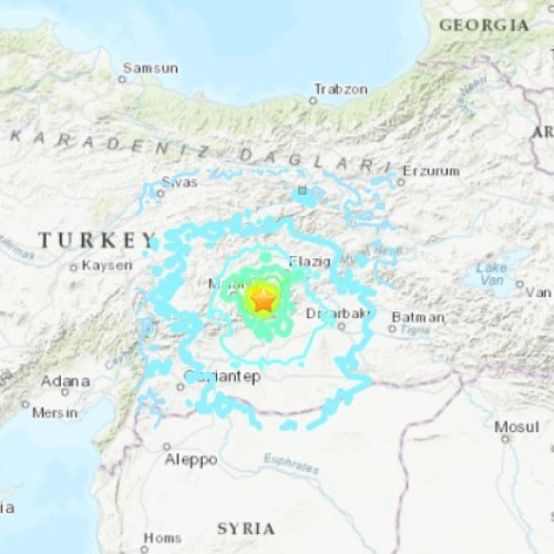 Cutremur de 5,9 în provincia Malatya din Turcia