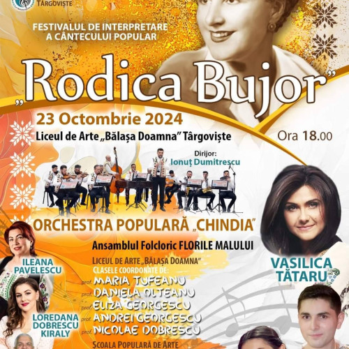 Festivalul de Interpretare a Cântecului Popular "Rodica Bujor" la Târgoviște