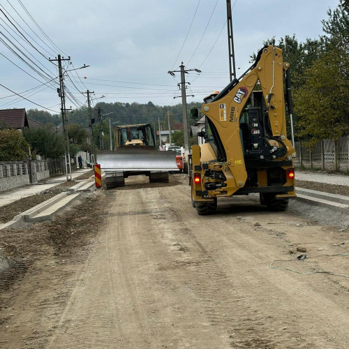 Trafic suspendat pe strada Stan Rizescu din comuna Brănești