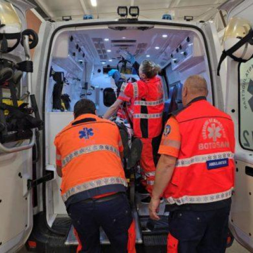 Bărbat grav rănit după un accident cu flexul în Buzieni