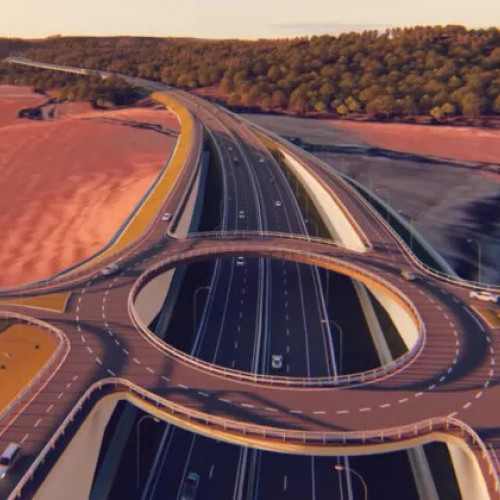 Simulare 3D a autostrăzii Iași-Motca, în premieră pe APIX.ro