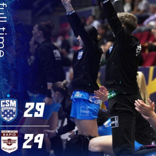CSM București învinge CS Rapid București în derby-ul handbalului feminin