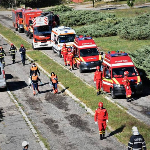 Exercitiu de intervenție la Liceul Teoretic "Octavian Goga" din Huedin