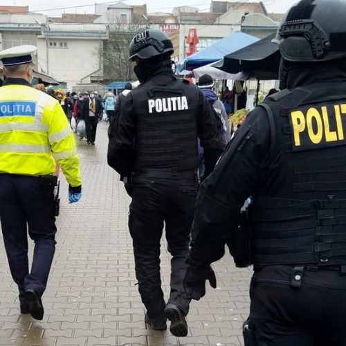 Actiuni de securitate in Piata Centrala din Botosani