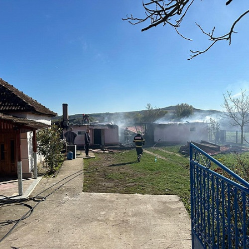Incendiu la o anexă de locuință în Supuru de Sus, fără victime