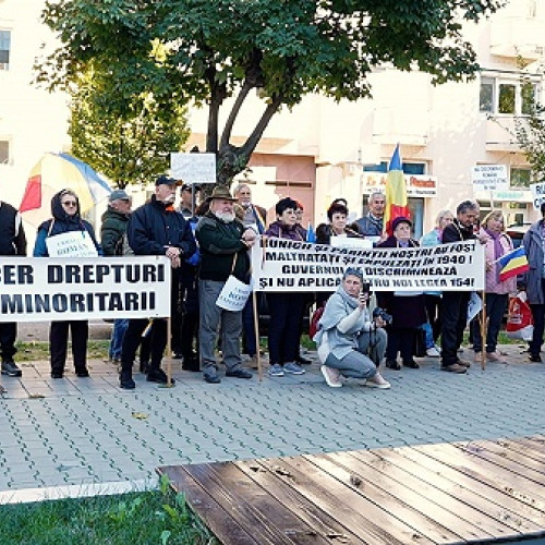 Protest al sătmărenilor pentru despăgubiri