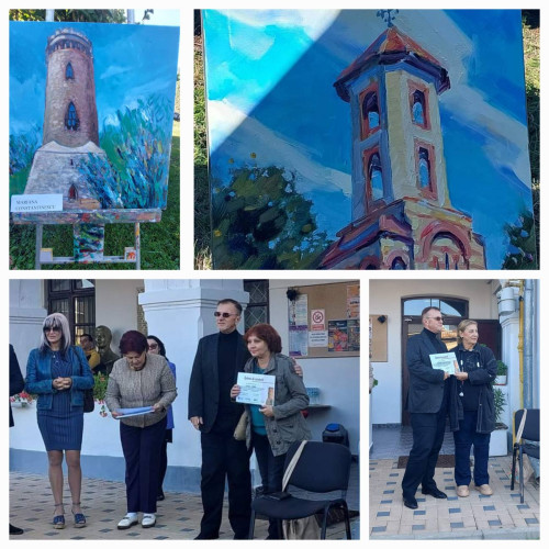 Vernisajul Taberei Internaționale de Creație Artistică "Bijuterii Arhitecturale Dâmbovițene" la Centrul Județean de Cultură