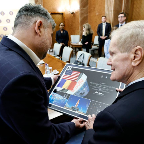 Marcel Ciolacu s-a întâlnit cu administratorul NASA, Bill Nelson, pentru a discuta despre parteneriatul strategic cu SUA