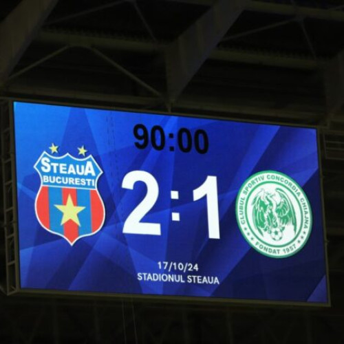 Steaua București câștigă meciul cu CS Concordia Chiajna, scor 2-1