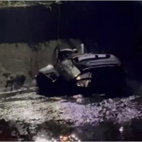 Accident rutier în raul Dâmbovița, în apropierea orașului Popești-Leordeni