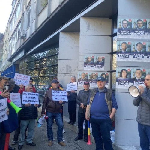 Proteste ale foștilor pensionari în Baia Mare