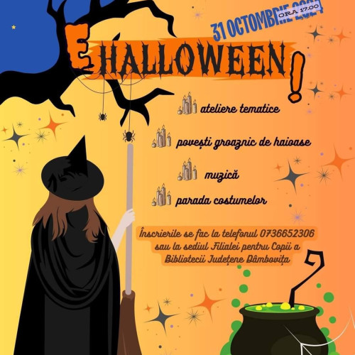 Biblioteca Județeană Dâmbovița invită copiii să celebreze Halloween-ul