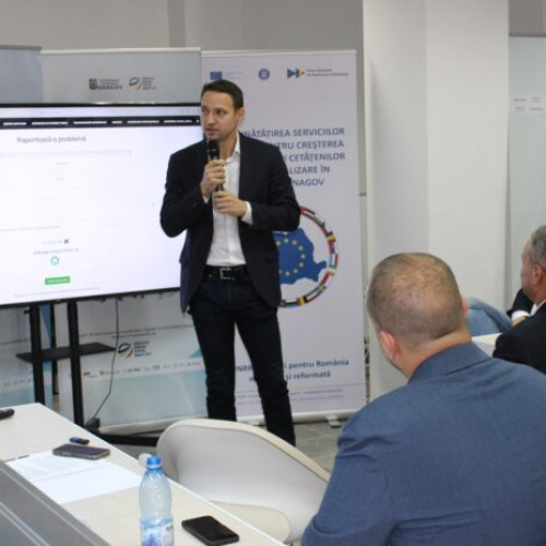 Vicepresedintele CJ Ilfov, Stefan Radulescu, a participat la lansarea proiectului de digitalizare în comuna Snagov