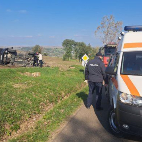 Accident rutier la Costești: O femeie a fost rănită