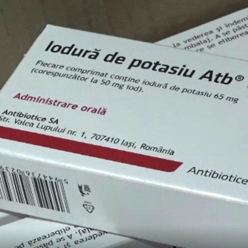 Ministerul Sănătății prelungește termenul de păstrare a comprimatelor de iodură de potasiu