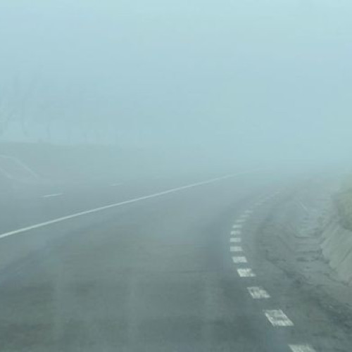 Cod galben de ceață în județul Botoșani