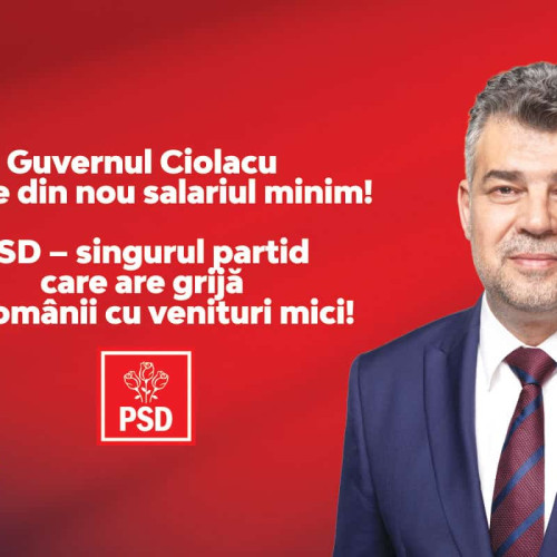 Creșterea salariului minim în România: PSD promite sprijin pentru românii cu venituri mici