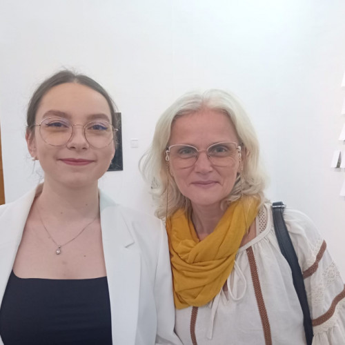 Vernisajul Andreei Gabriela Tudor la Galeria "Gheorghe Naum" din Brăila