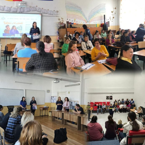 Campania „Tacerea e tot violență. Vocea ta e soluția” mobilizează părinții din Vrancea