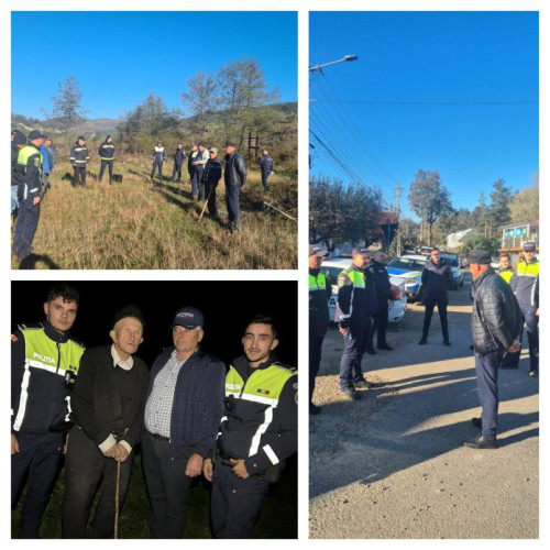 Bătrân dispărut găsit în viață după căutări intense