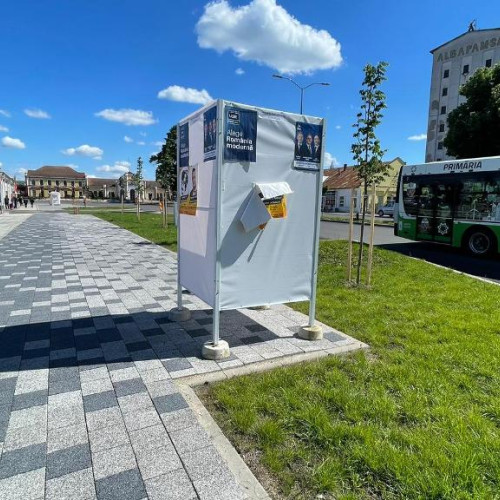 Locațiile pentru panourile electorale din Alba Iulia au fost stabilite