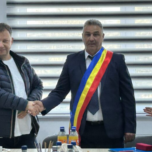 Ceremonia de investire a noului primar și viceprimar în comuna Mihai Bravu