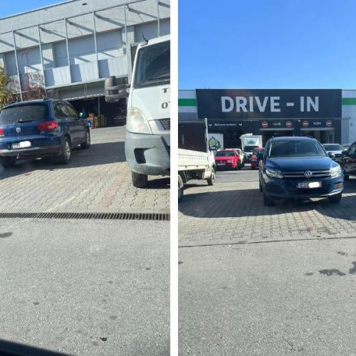 Sofer clujean lasă mașina pe patru locuri de parcare în Cluj-Napoca
