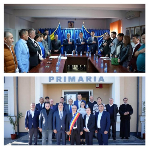 Ceremonie de investire la Primăria Tamboești: Mariean Plesea începe al treilea mandat