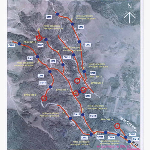 Locuitorii satului Tibru din comuna Cricău vor avea în curând canalizare menajeră