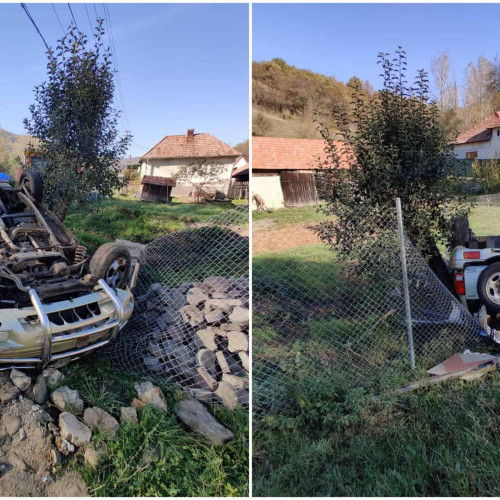 Accident rutier ușor în Poiana Ampoiului