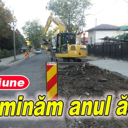 Lucrările de modernizare a străzii Independenței din Buzău sunt în plină desfășurare