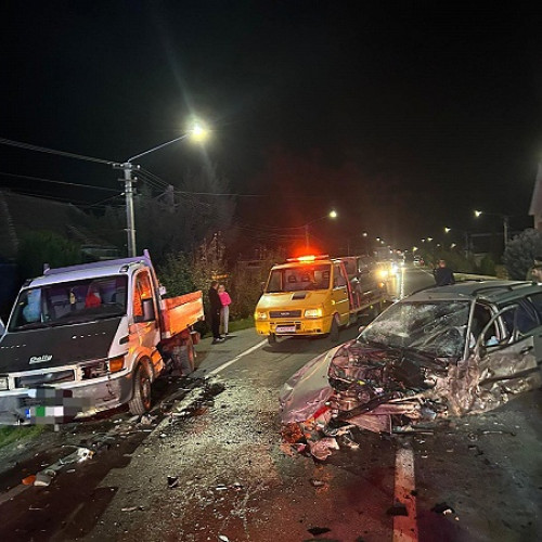 Intervenție a Pompierilor la un Accident Rutier în Botiz