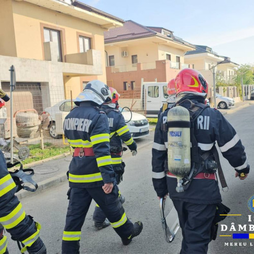 Inspectoratul pentru Situații de Urgență a desfășurat un exercițiu de intervenție în apropierea capitalei