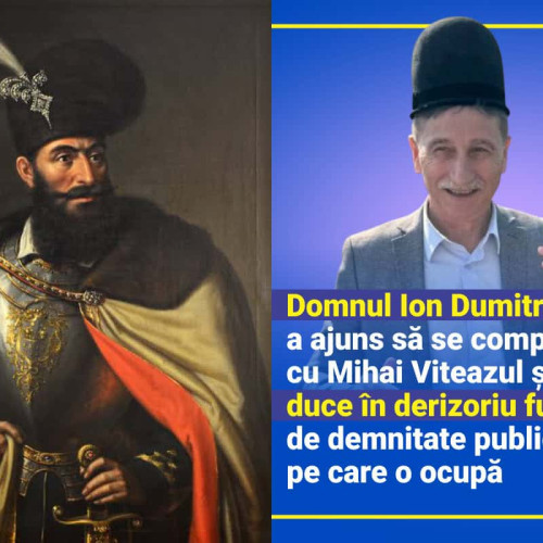 Ion Dumitrel, comparat cu Mihai Viteazul: reacții critice din partea comunității