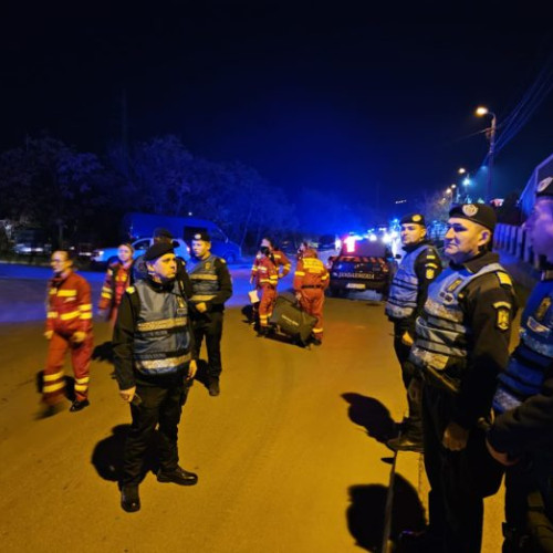 Exercițiu complex de salvare în Botoșani, simulând o explozie și incendiu