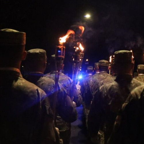 Eveniment ceremonial la Monumentul Eroilor