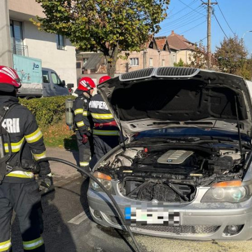 Incendiu la un autoturism în Cluj-Napoca