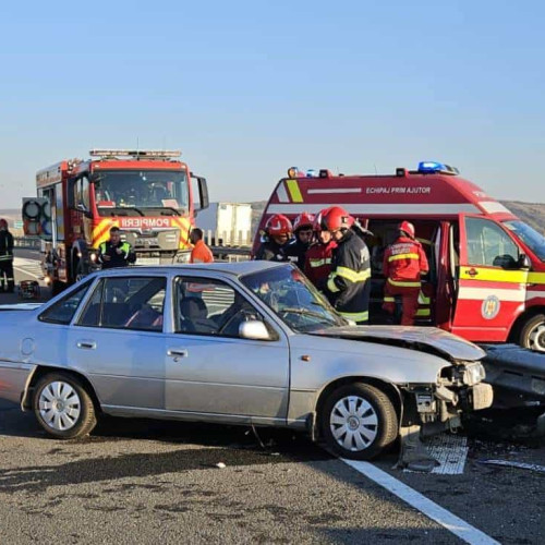 Accident rutier pe autostrada A1 în zona Sebeș