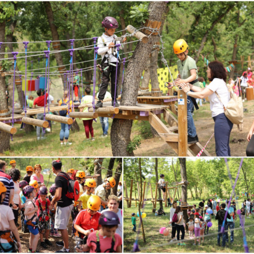 Parcul de Aventura "EscapeLand" din Padurea Garboavele încheie sezonul cu aproximativ 10.000 de vizitatori