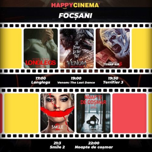 Happy Cinema te invită la maratonul de Halloween