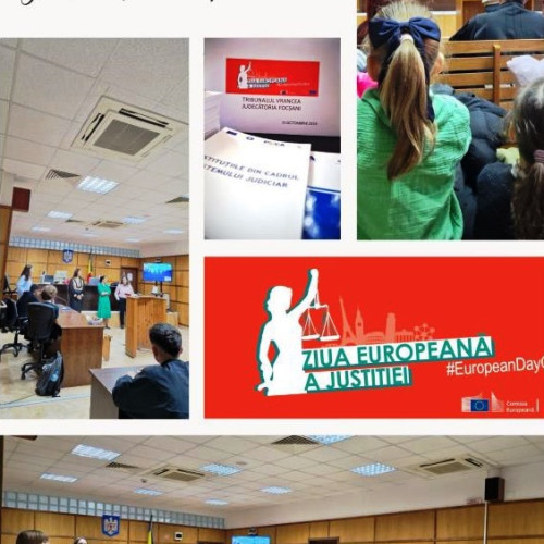 Tribunalul Vrancea a marcat "Ziua Europeană a Justiției" cu activități educative pentru elevi