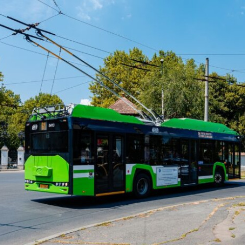Primăria Capitalei va primi ultimul troleibuz dintr-un lot de 100