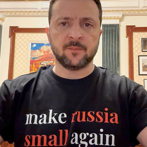 Zelenski susține decoloni­zarea printr-un mesaj simbolic