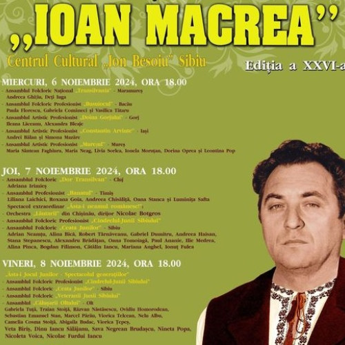 Festivalul Național de Folclor "Ioan Macrea" se apropie