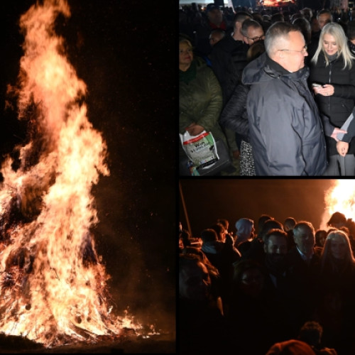 Nicolae Ciucă participă la Focul lui Sumedru în Argeș