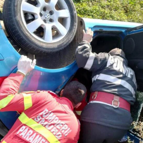 Accident rutier în Leresti, provocând dificultăți în trafic