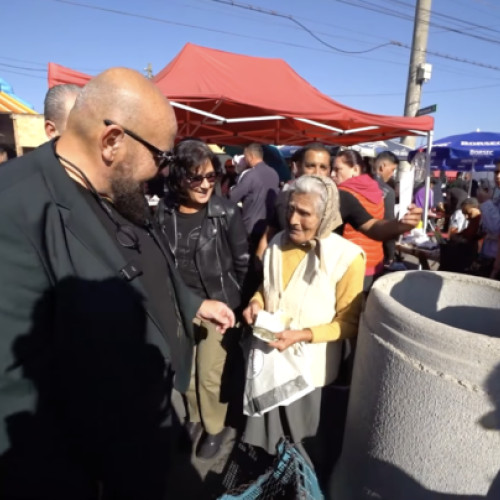 Cristian Popescu Piedone, prezent la Târgul de Sfântul Dumitru din Bolintin Vale