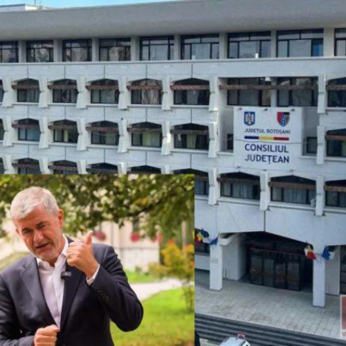 Ceremonia de investire a noului președinte al Consiliului Județean Botoșani