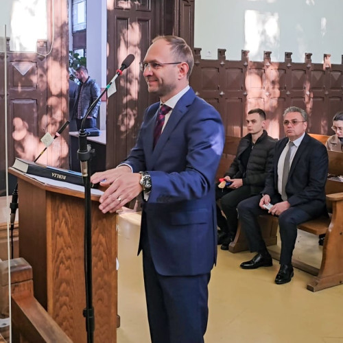 Primarul Cosmin Andrei își începe al doilea mandat la Botoșani