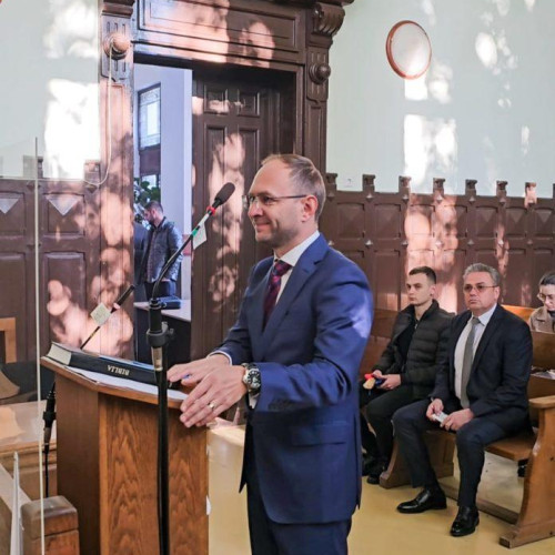 Jurământul primarului Cosmin Andrei pentru al doilea mandat la Botoșani